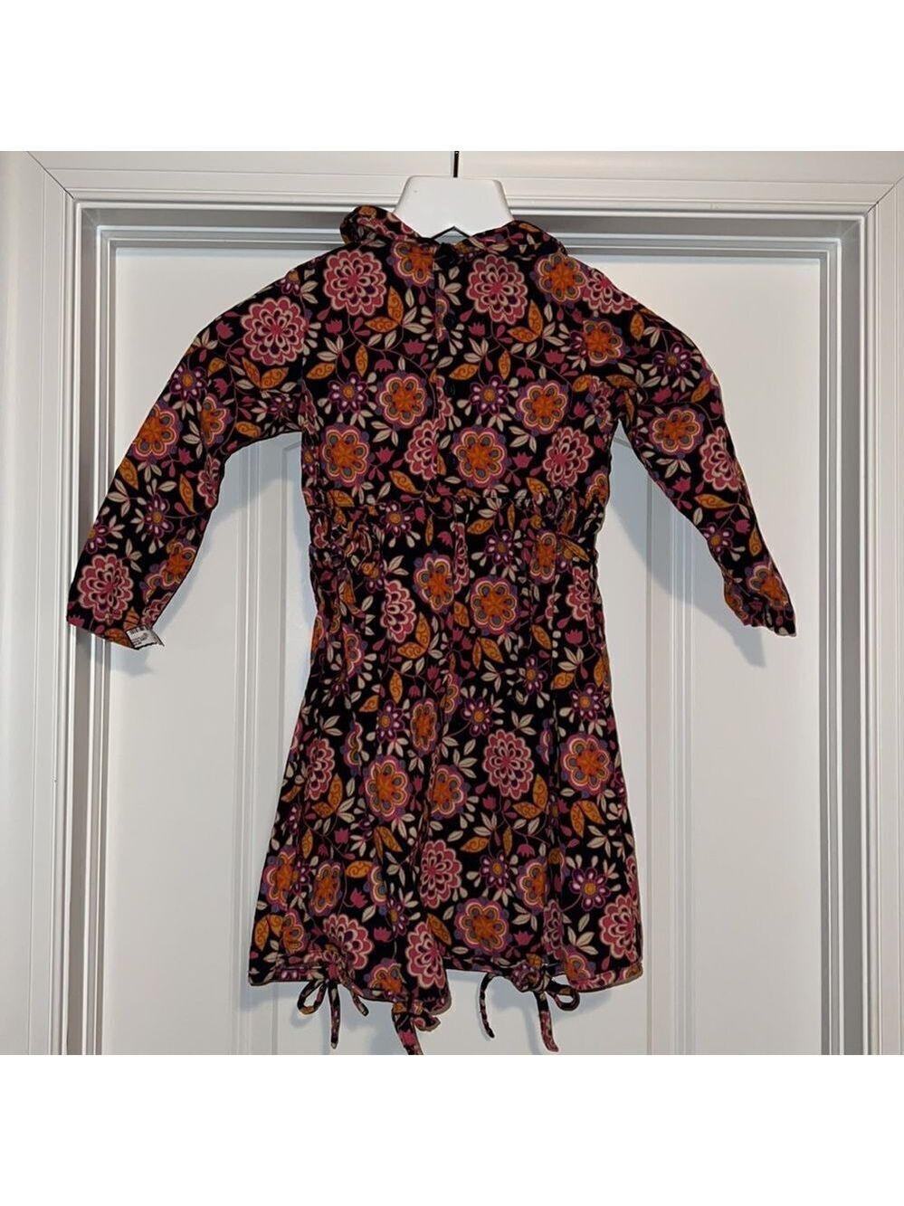 HANNA ANDERSSON girls corduroy autumn floral dress. Size 110 (5) - Picture 2 of 8